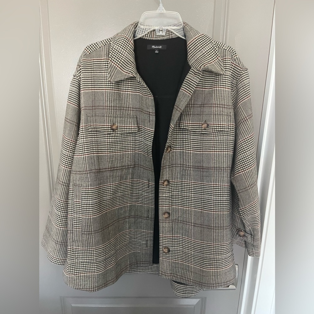 Madewell Plaid Barn jacket size large